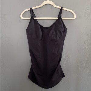 Cake Black Lingerie Nursing Maternity Cami Top Size Medium